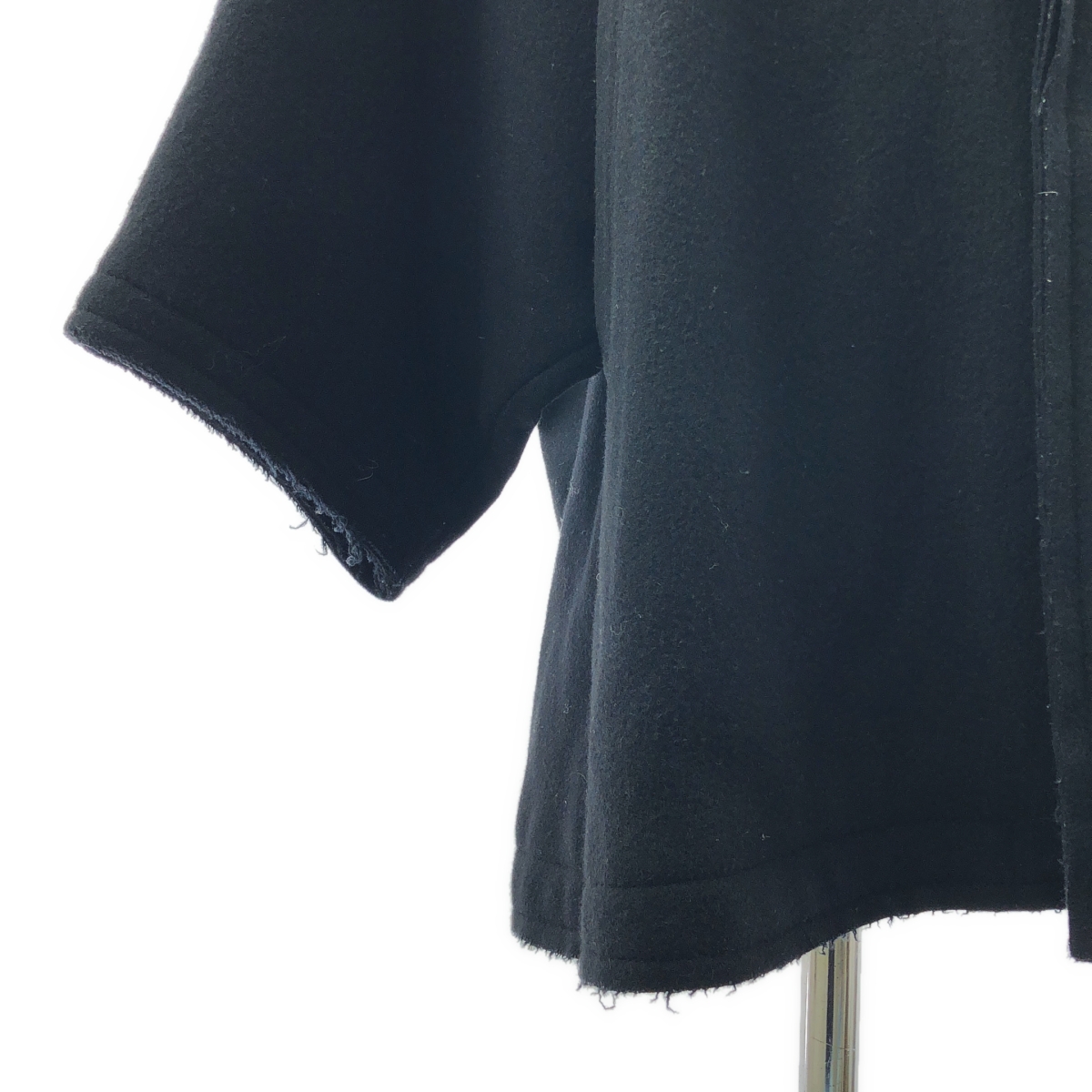 Y's / ワイズヨウジヤマモト ウール アンゴラ カットオフ オーバーサイズ コート