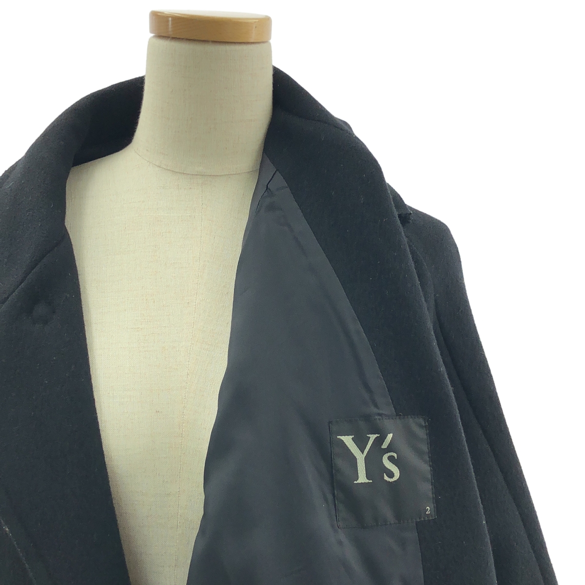 Y's / ワイズヨウジヤマモト ウール アンゴラ カットオフ オーバーサイズ コート