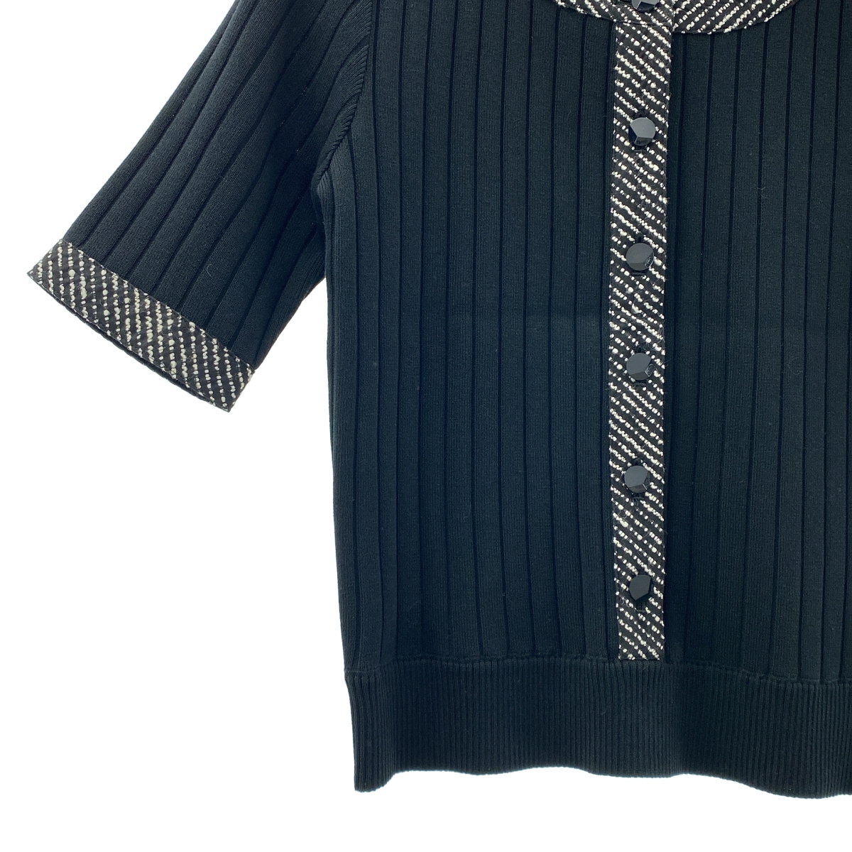 Rene / ルネ リブ ショートスリーブ カーディガン