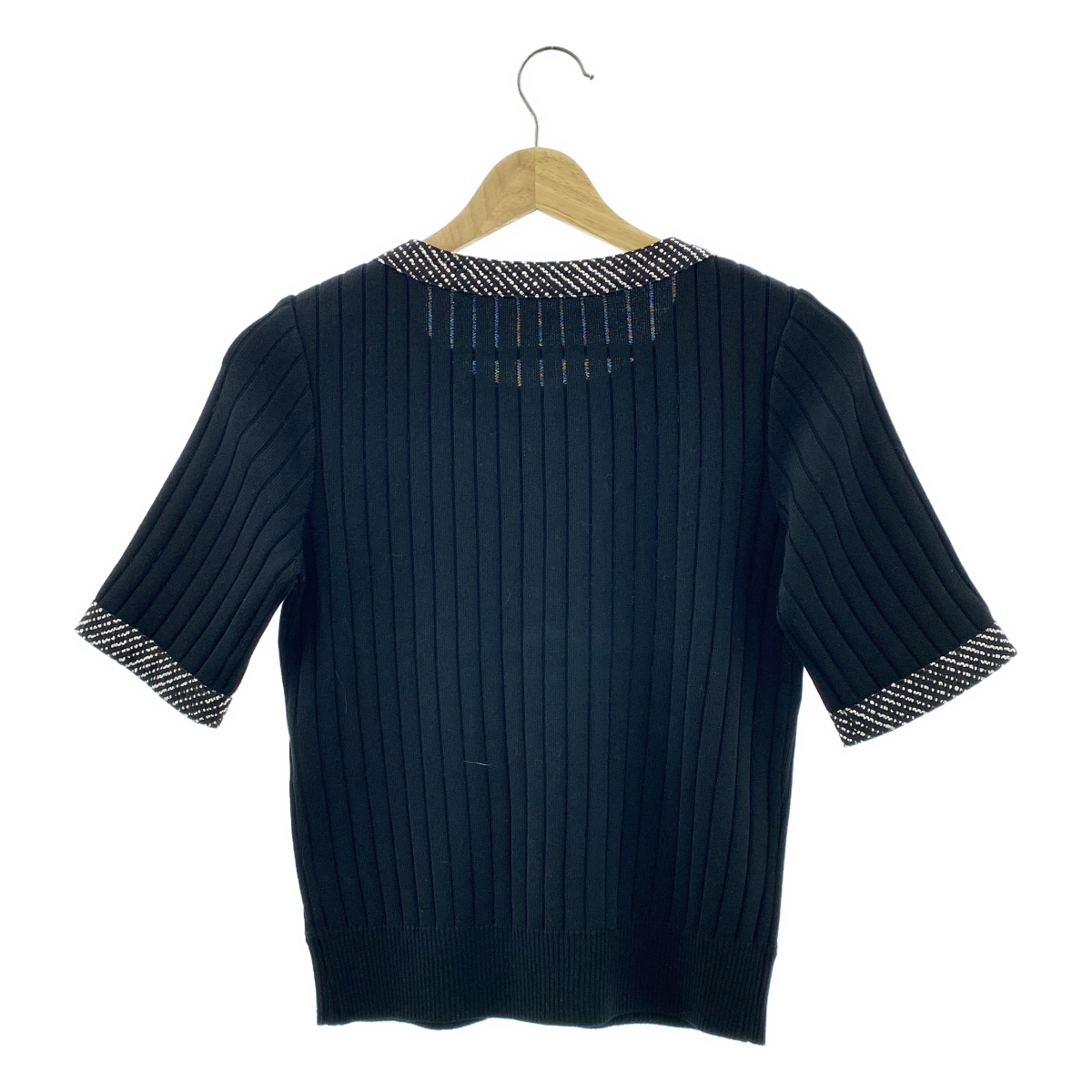 Rene / ルネ リブ ショートスリーブ カーディガン