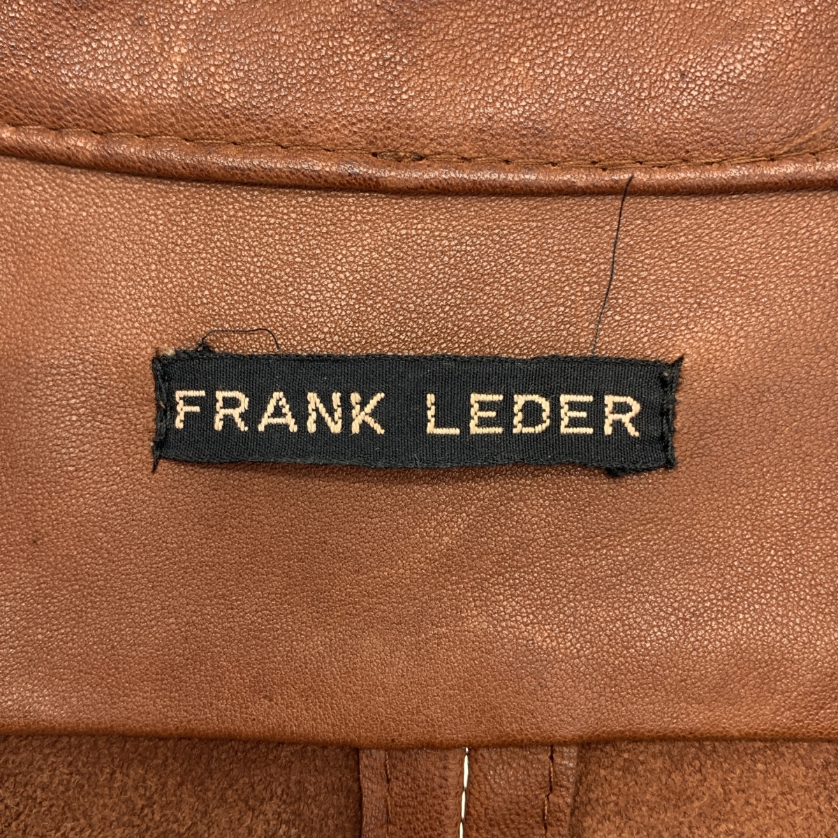 FRANK LEDER / フランクリーダー 羊革 ラムレザー メタルボタン シャツ ジャケット