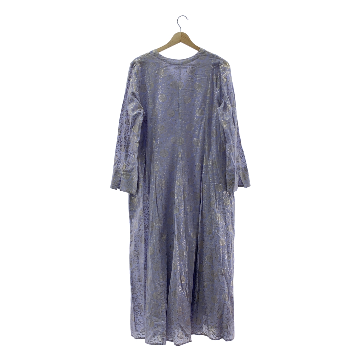 ne Quittez pas / ヌキテパ コットンボイル 箔プリント ワンピース