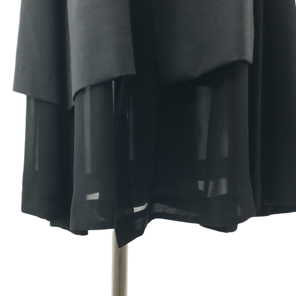 COMME des GARCONS / コムデギャルソン Dissonance / 不協和音 レイヤード ノーカラー ロングコート