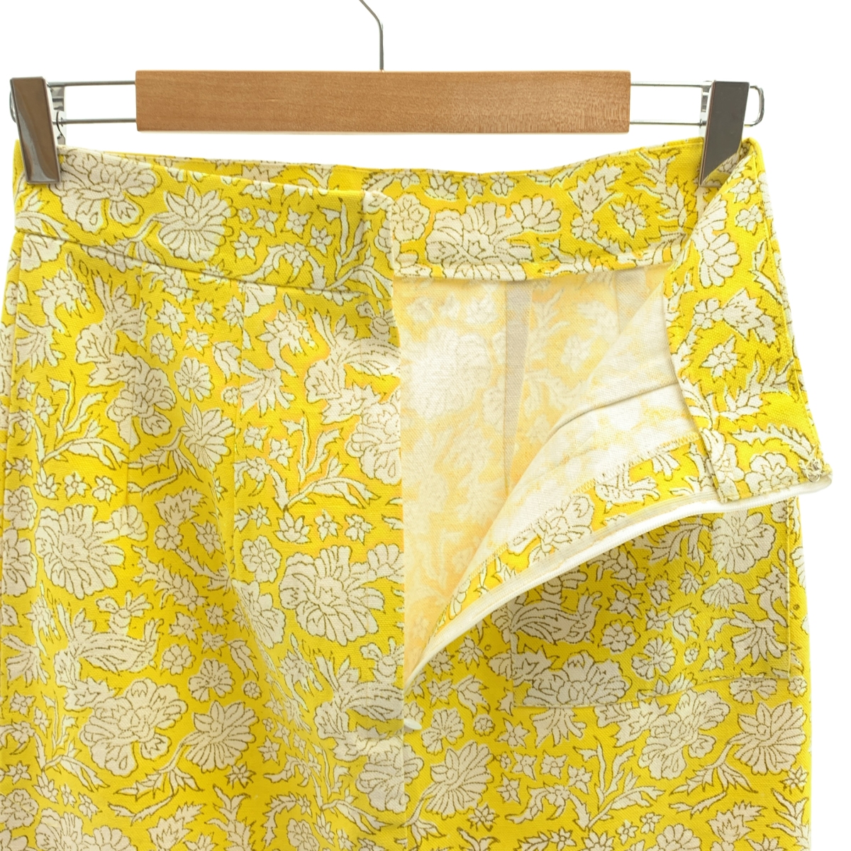 SZ Blockprints / エスゼットブロックプリント × Ron Herman / ロンハーマン Nila Print Skirt / 総柄 フラワー バックジップ スリット スカート