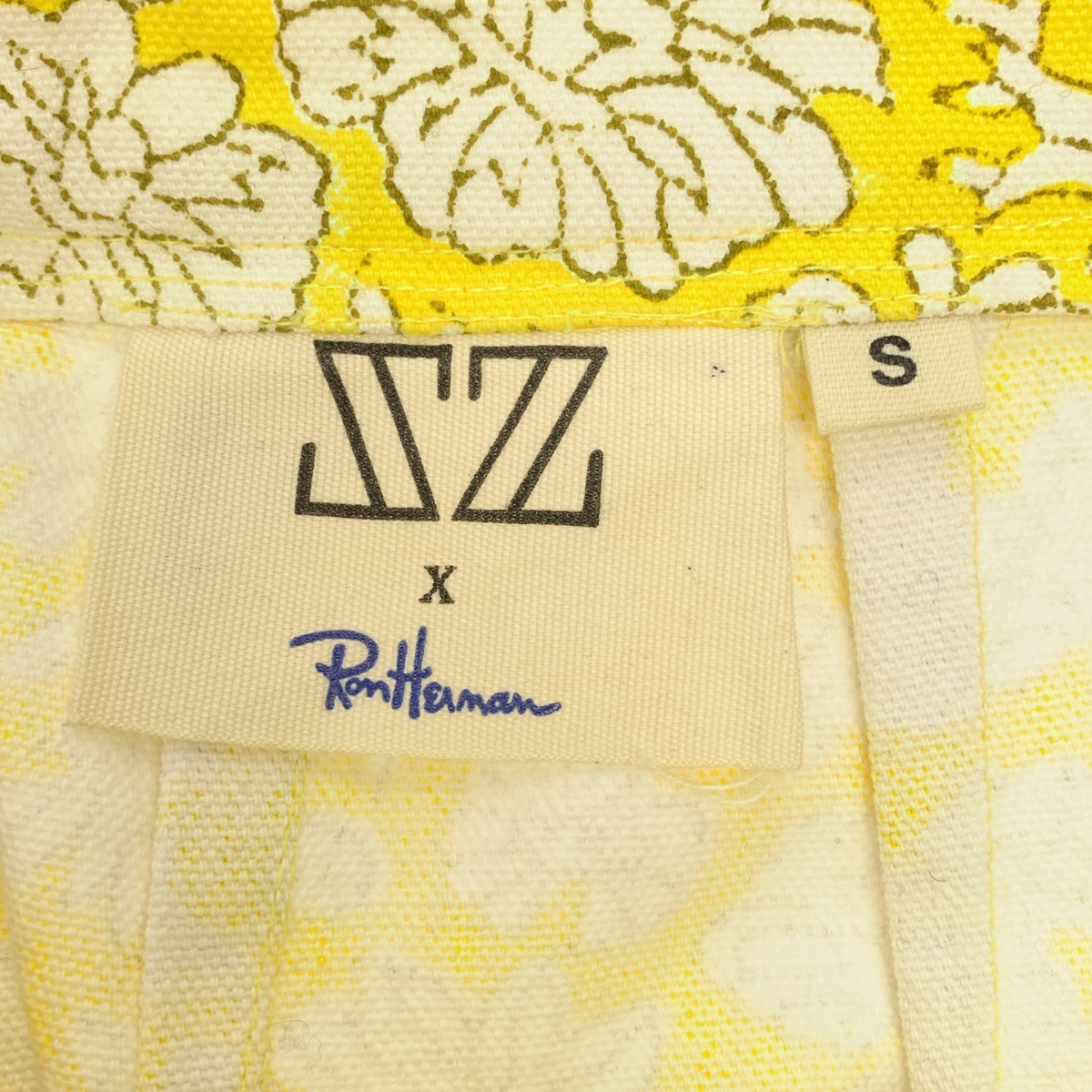 SZ Blockprints / エスゼットブロックプリント × Ron Herman / ロンハーマン Nila Print Skirt / 総柄 フラワー バックジップ スリット スカート