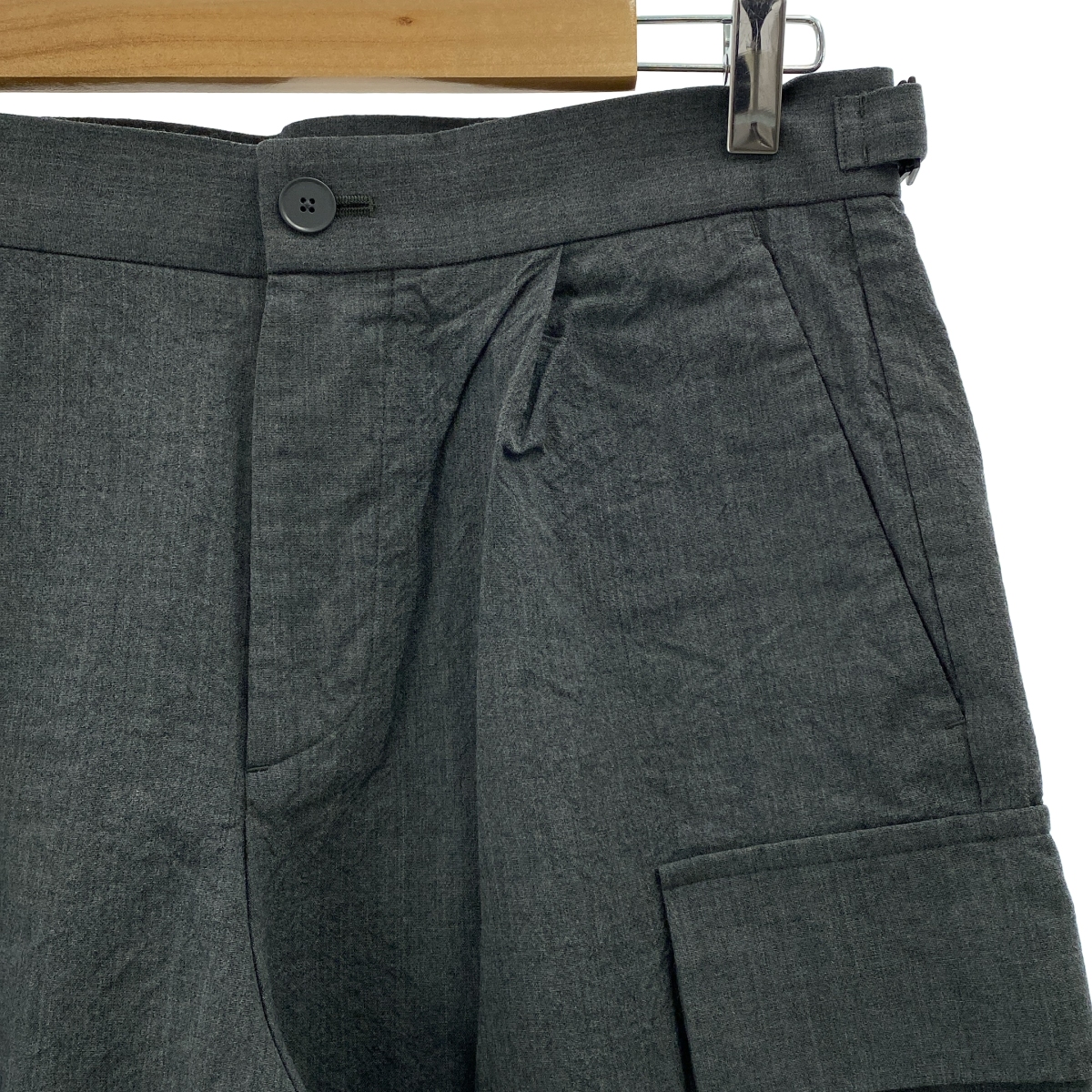 ATON / エイトン WOOL WASHI TROPICAL FIELD CARGO PANTS カーゴ パンツ