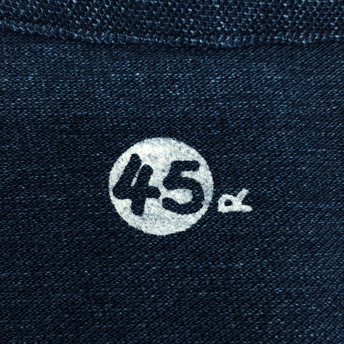 45r / フォーティファイブアール 鹿の子 長袖 ポロシャツ