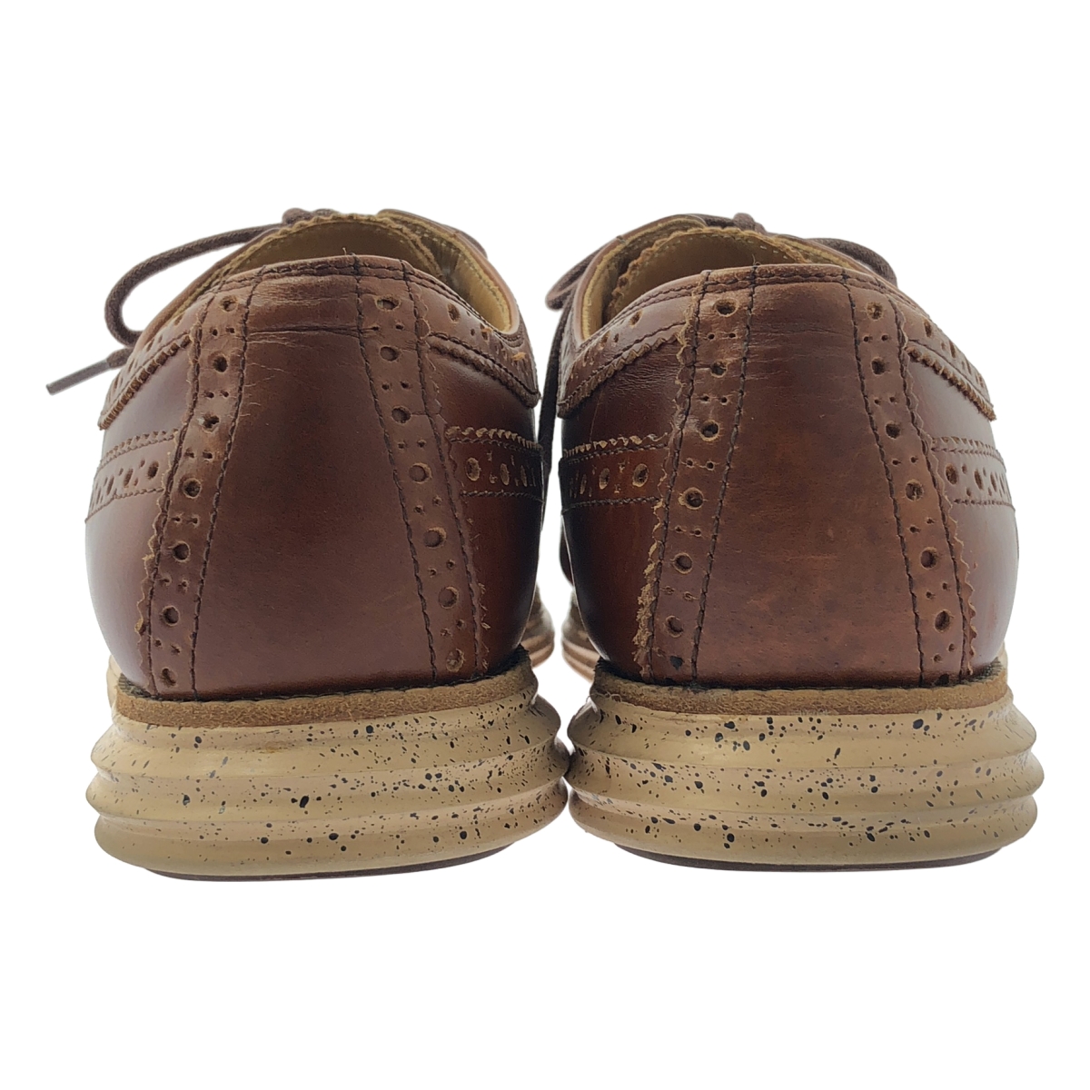 COLE HAAN / コールハーン レザー ウィングチップ ドレスシューズ 革靴