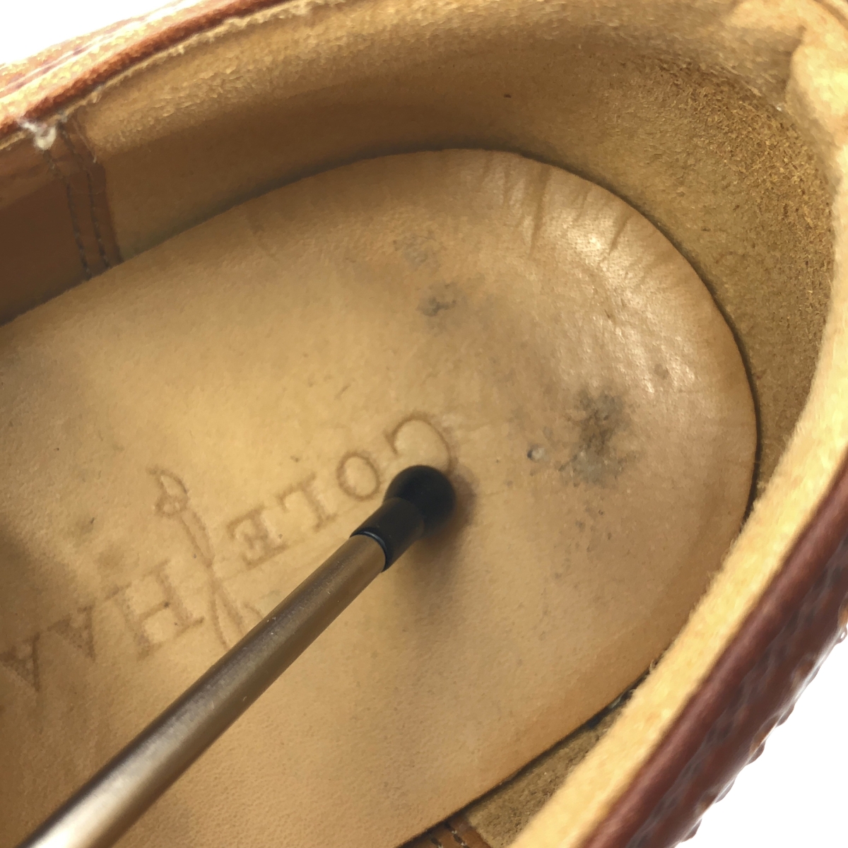 COLE HAAN / コールハーン レザー ウィングチップ ドレスシューズ 革靴