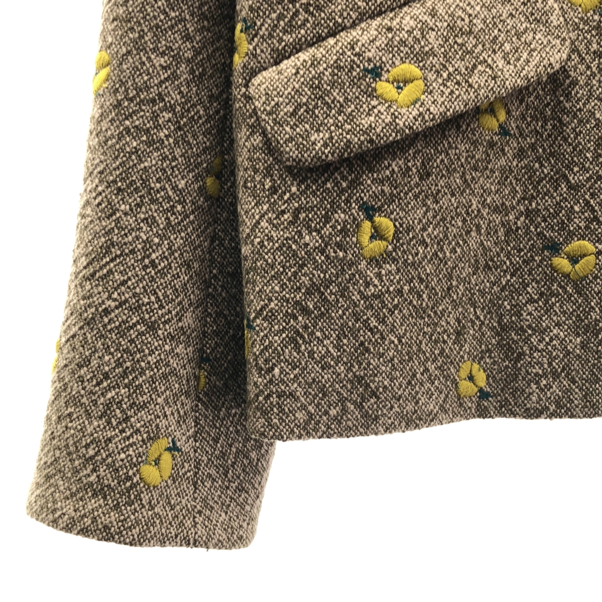 mina perhonen / ミナペルホネン ohayo フラワー刺しゅう ウール ジャケット