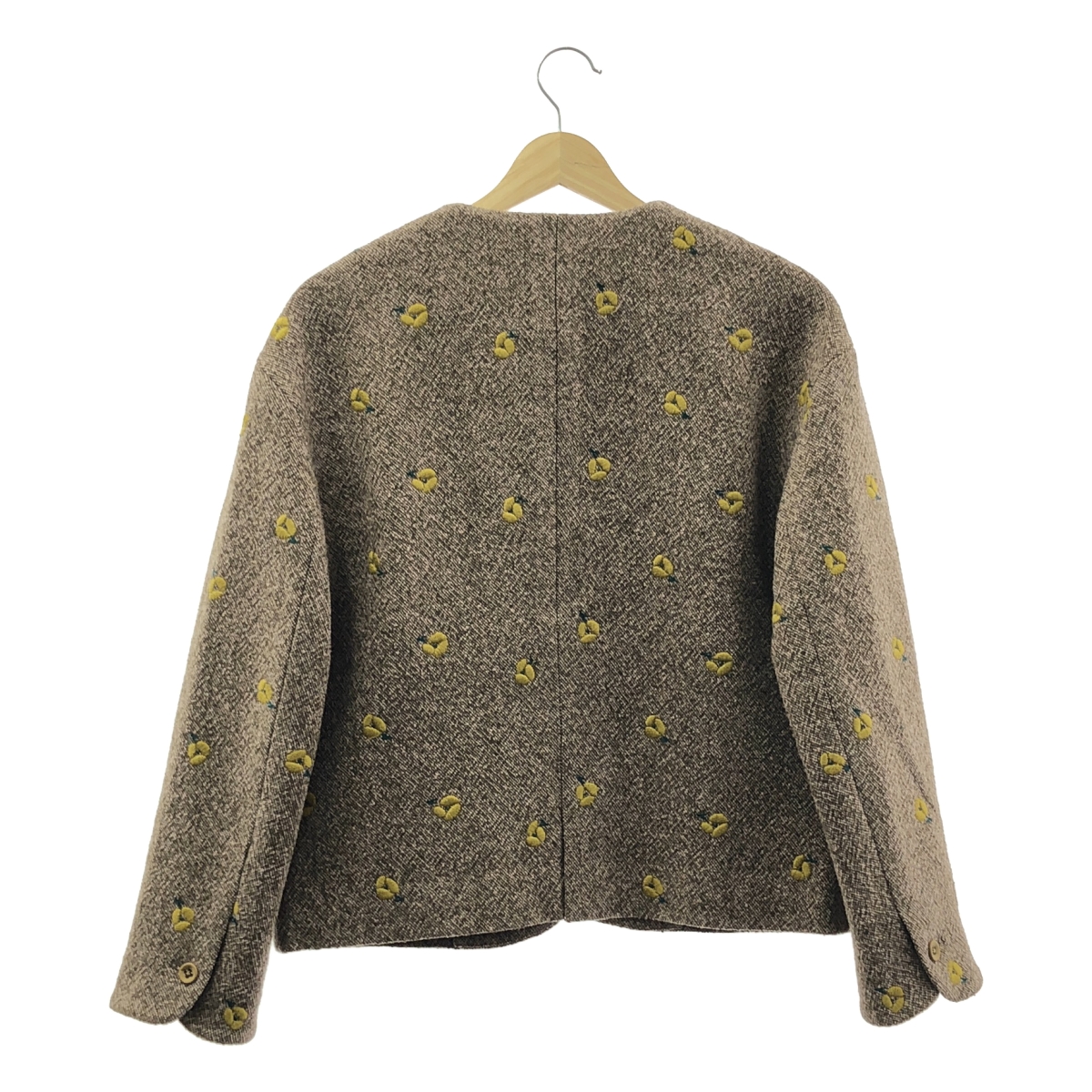 mina perhonen / ミナペルホネン ohayo フラワー刺しゅう ウール ジャケット