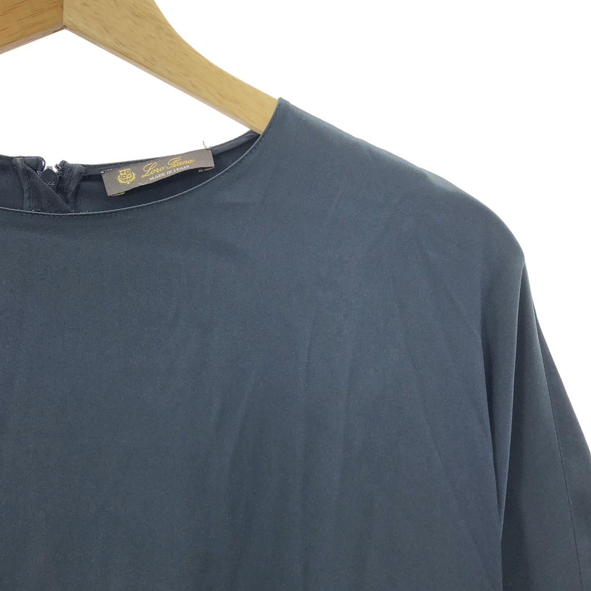 その他 シルク ボーダースリーブ プルオーバーワンピース