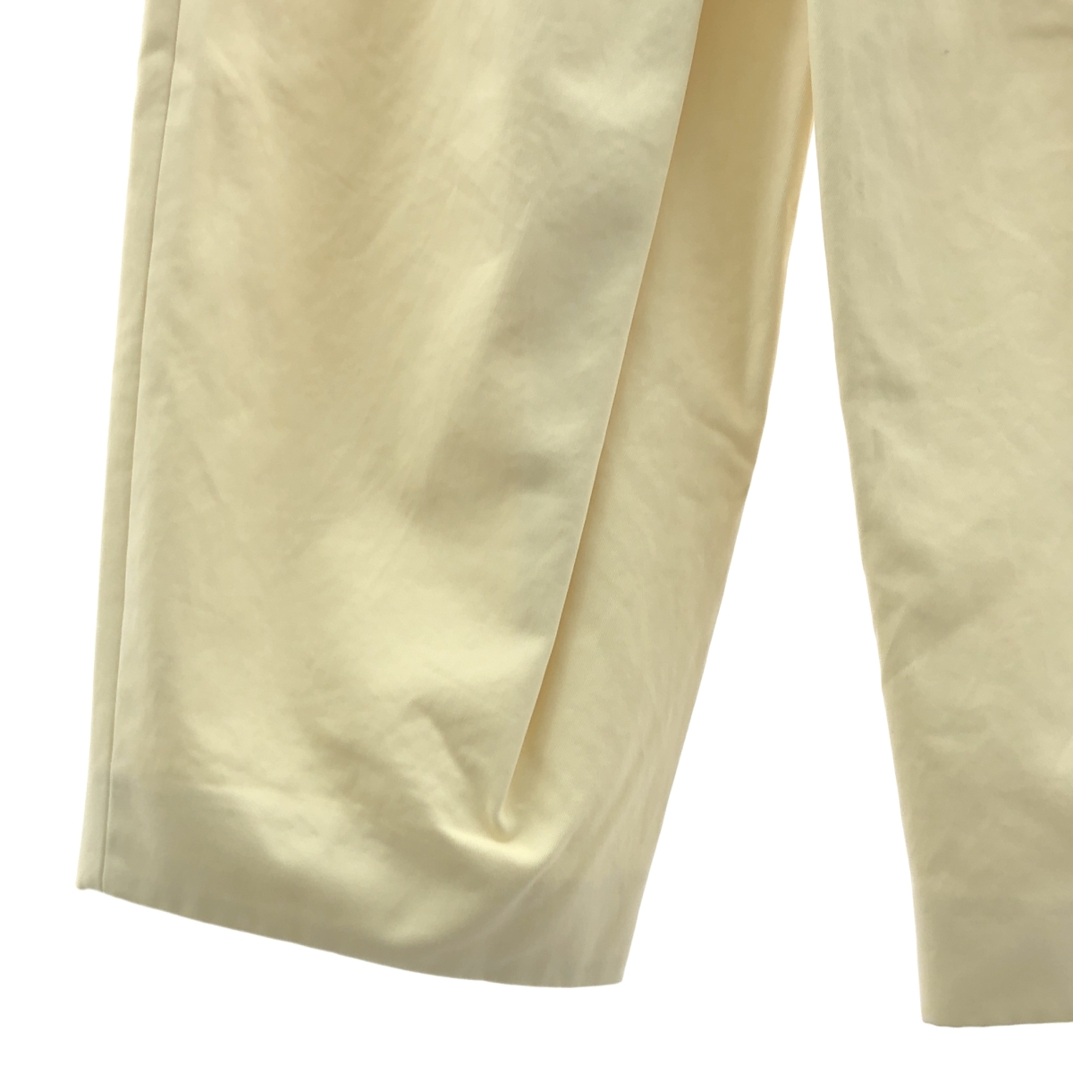 Studio Nicholson / スタジオニコルソン PEACHED COTTON TWILL WRAP PANTS / ピーチド コットン タック テーパード ワイド パンツ