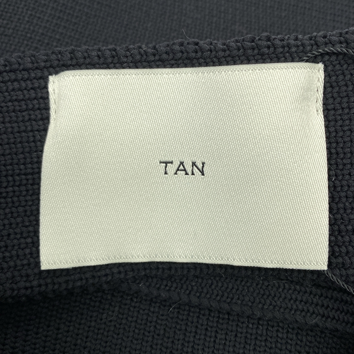 TAN / タン モヘア混 ジャガード ニット トップス