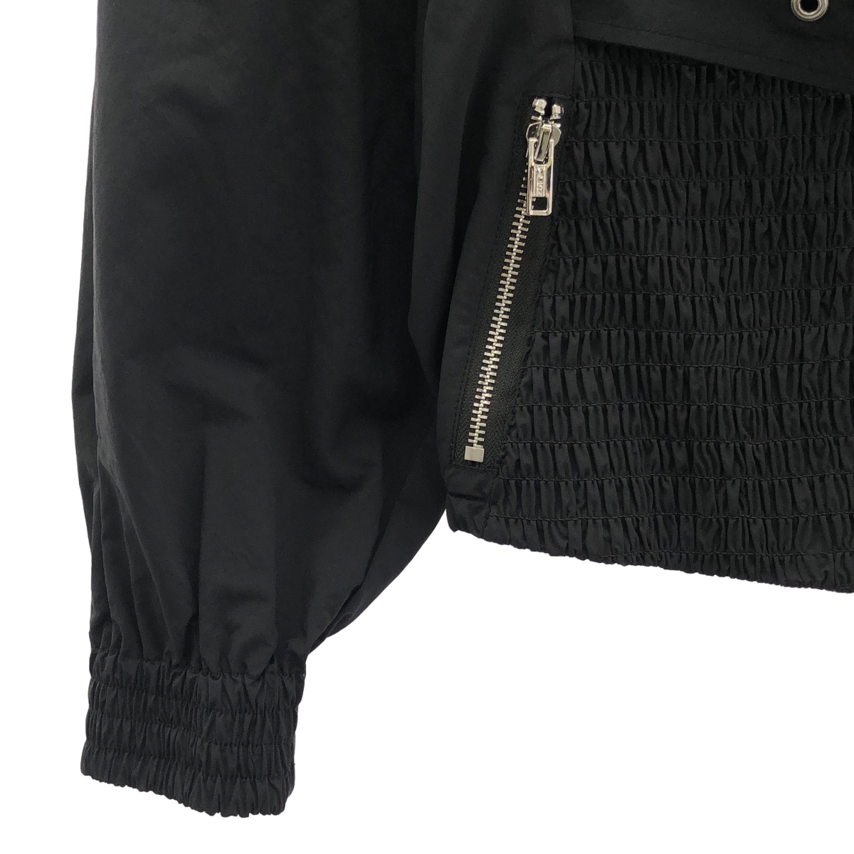 3.1 Phillip Lim / スリーワンフィリップリム スモッキング シャーリング ベルテッド ジャケット