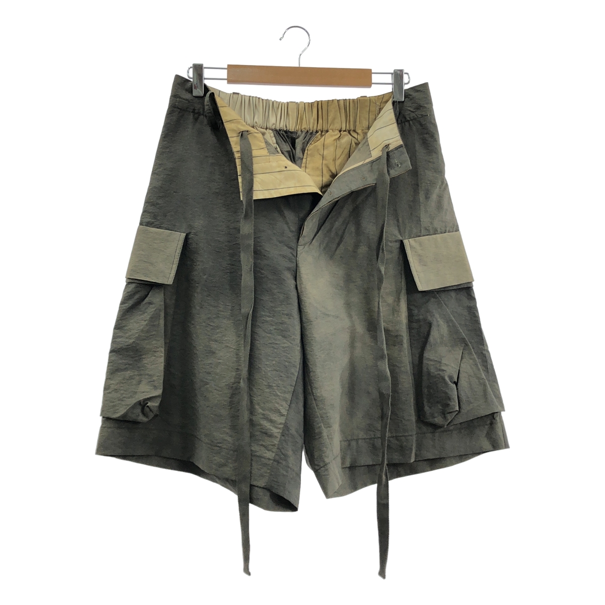 UMA WANG / ユマワン PANTHER PANTS / ドローストリング ウエストゴム ワイド ショート パンツ ショーツ