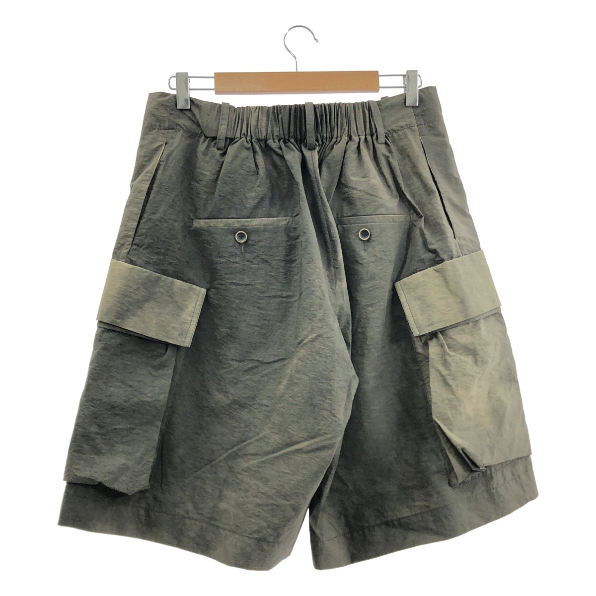 UMA WANG / ユマワン PANTHER PANTS / ドローストリング ウエストゴム ワイド ショート パンツ ショーツ