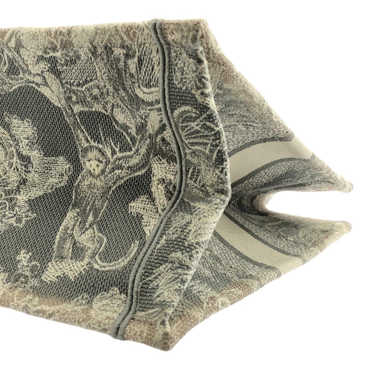 Christian Dior / クリスチャンディオール トワル ドゥ ジュイ リバース ブックトートバッグ ミディアム キャンバス