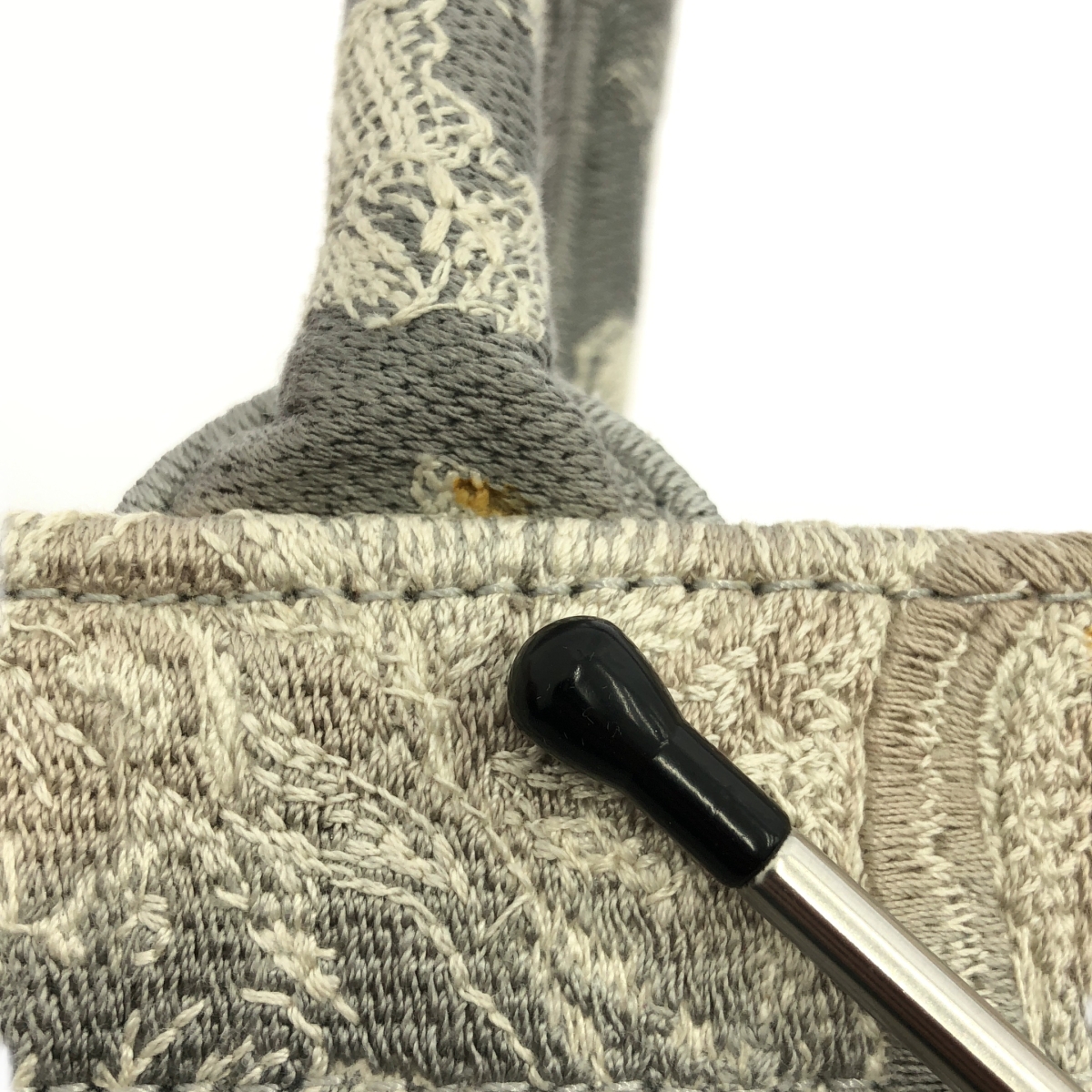 Christian Dior / クリスチャンディオール トワル ドゥ ジュイ リバース ブックトートバッグ ミディアム キャンバス