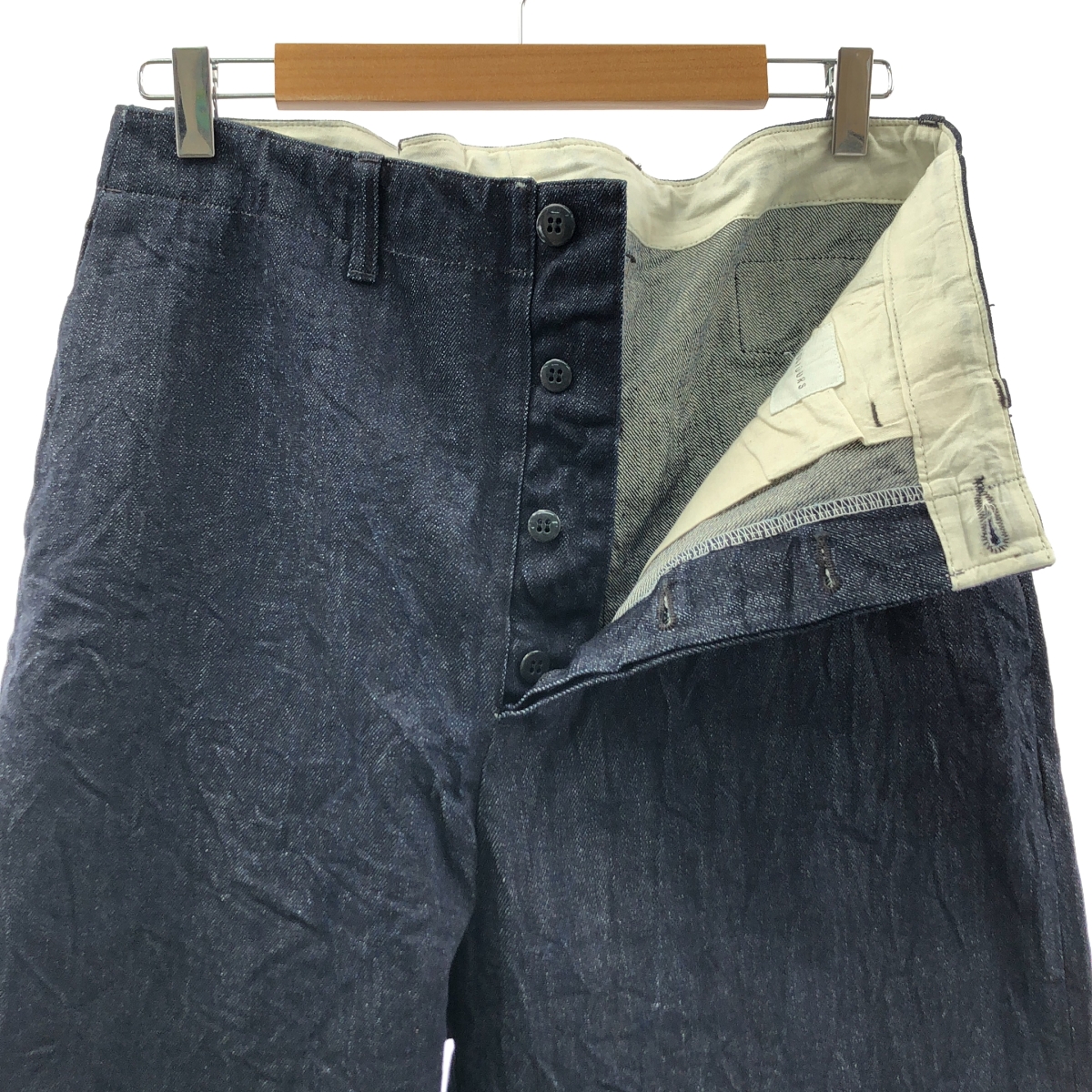 TOUJOURS / トゥジュー 14oz セルビッチ クラシック デニム ウエストオーバーオール