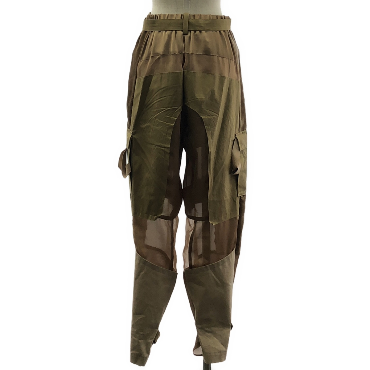 sacai / サカイ Combo Cargo Trousers シアー 切替 カーゴパンツ