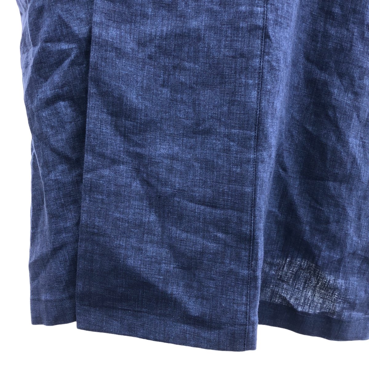 m's braque / エムズブラック ショールカラー リネン タイロッケンコート