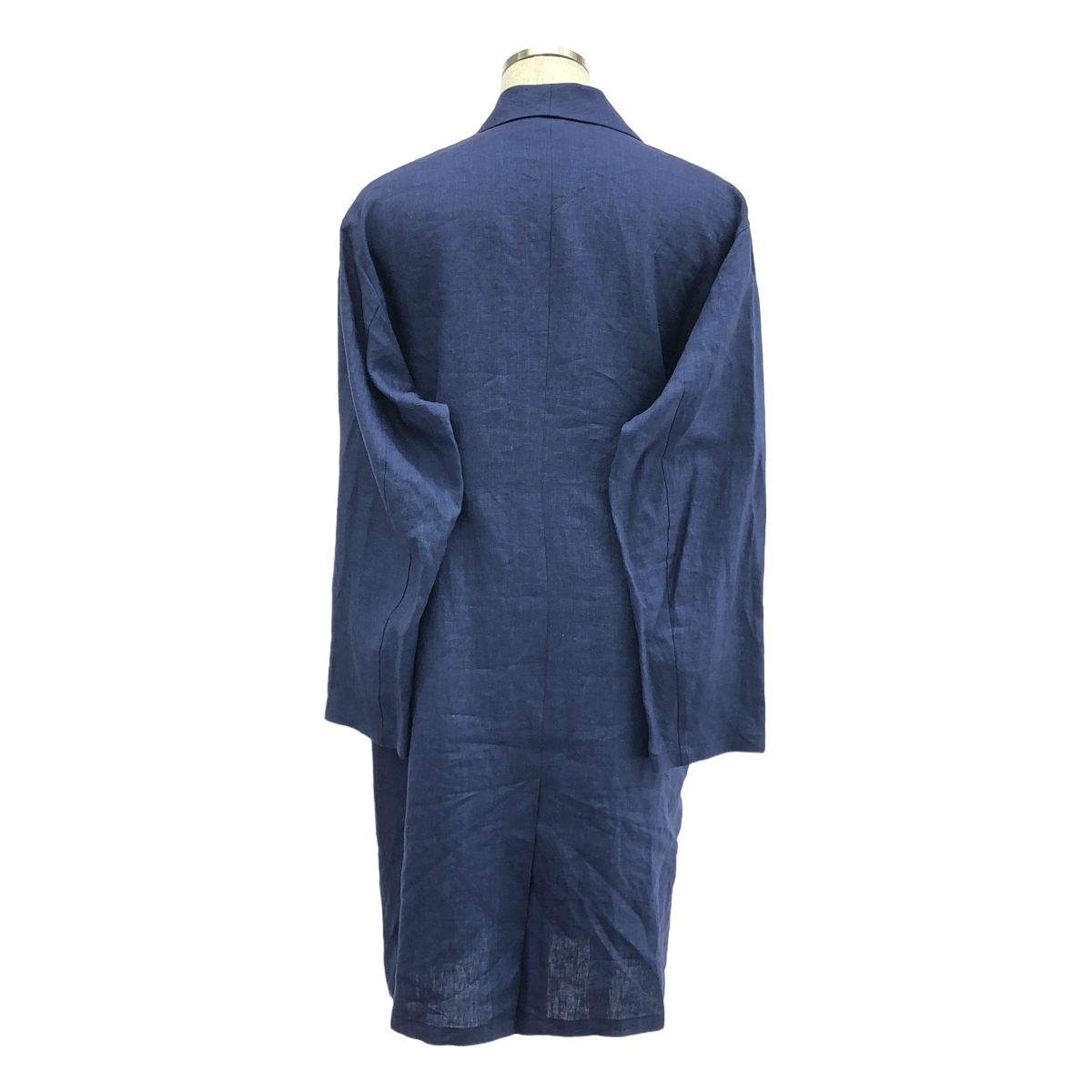 m's braque / エムズブラック ショールカラー リネン タイロッケンコート