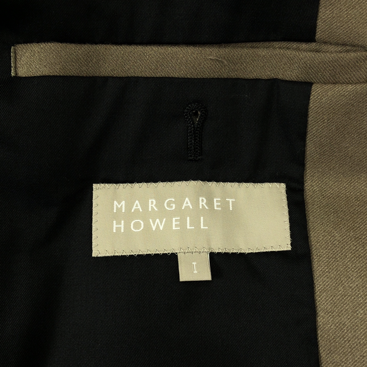 MARGARET HOWELL / マーガレットハウエル ベルトテッド シングル オーバーコート / 総裏地