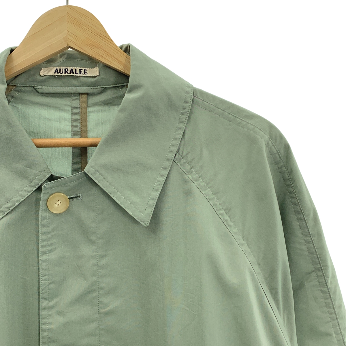 AURALEE / オーラリー LIGHT FINX POLYESTER SOUTIEN COLLAR COAT ライトフィンクス ポリエステル ステンカラーコート