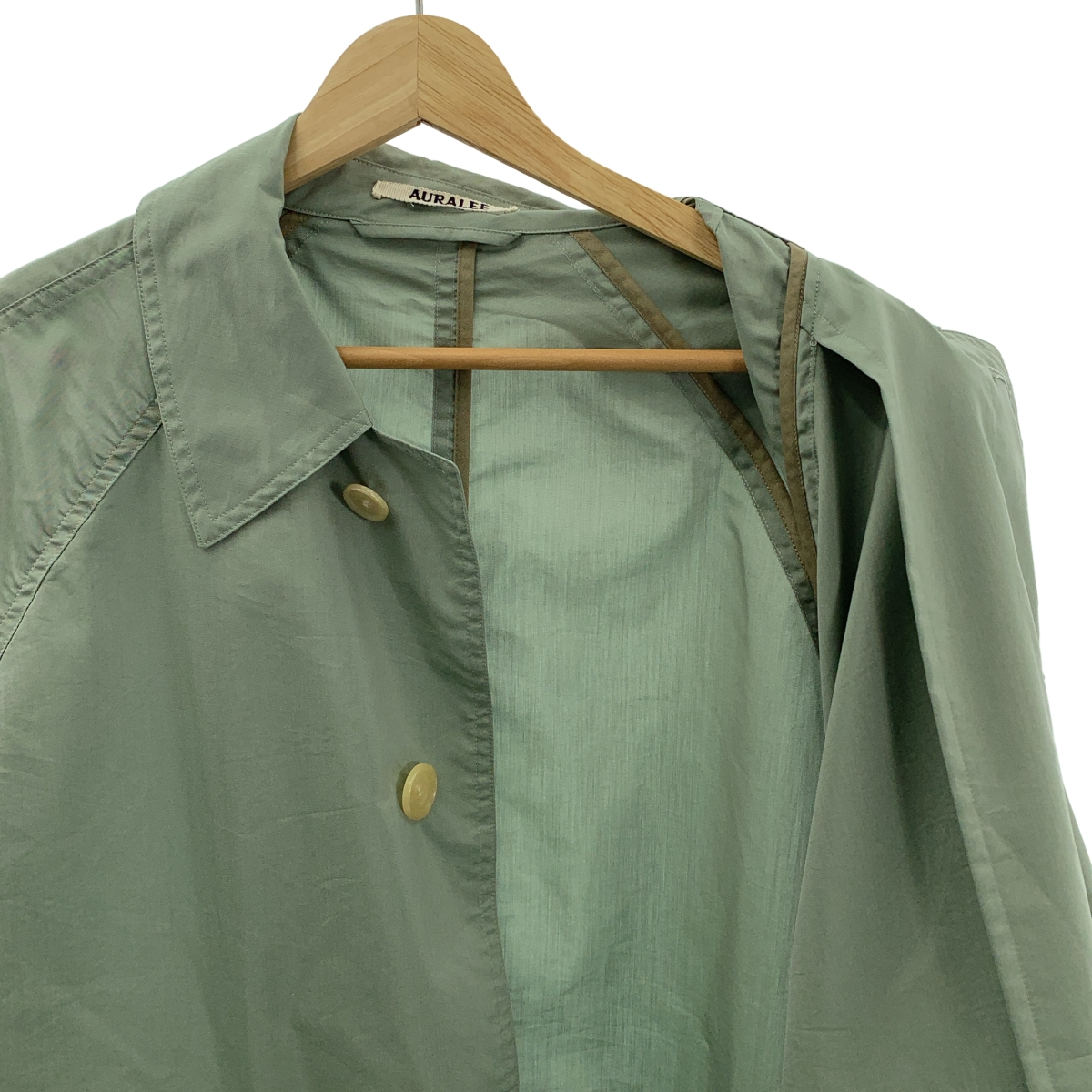 AURALEE / オーラリー LIGHT FINX POLYESTER SOUTIEN COLLAR COAT ライトフィンクス ポリエステル ステンカラーコート