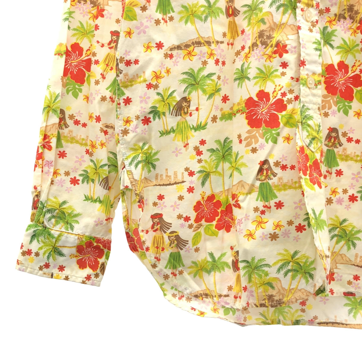 Engineered Garments / エンジニアドガーメンツ 19th BD Shirt Hula Girl Print フラガール プリント ボタンダウン シャツ