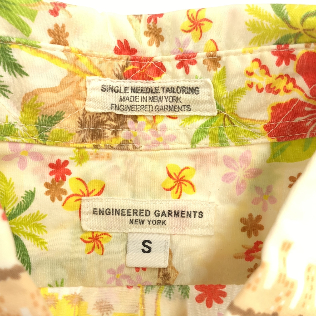 Engineered Garments / エンジニアドガーメンツ 19th BD Shirt Hula Girl Print フラガール プリント ボタンダウン シャツ