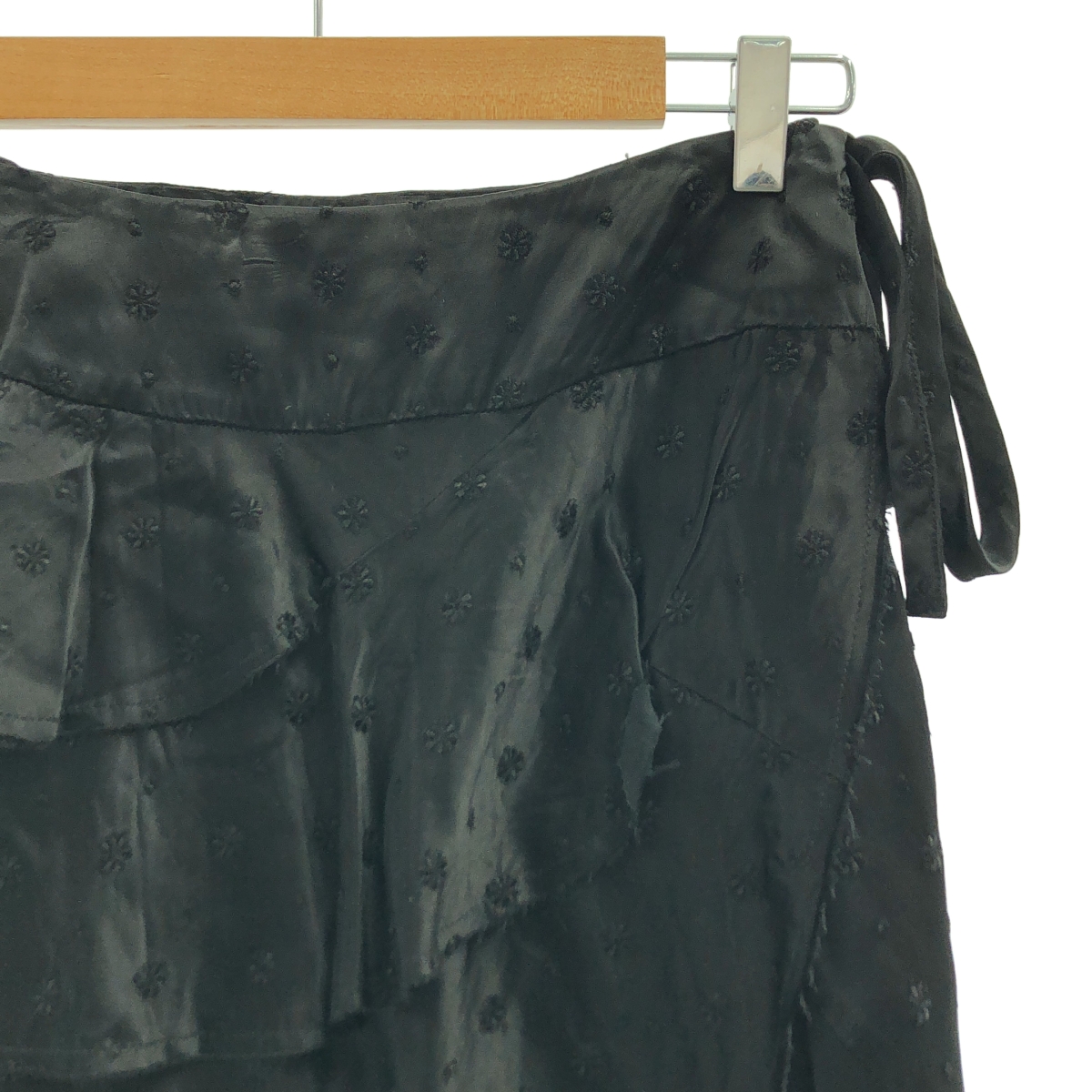 tricot COMME des GARCONS / トリココムデギャルソン レーヨン フリル 巻きスカート