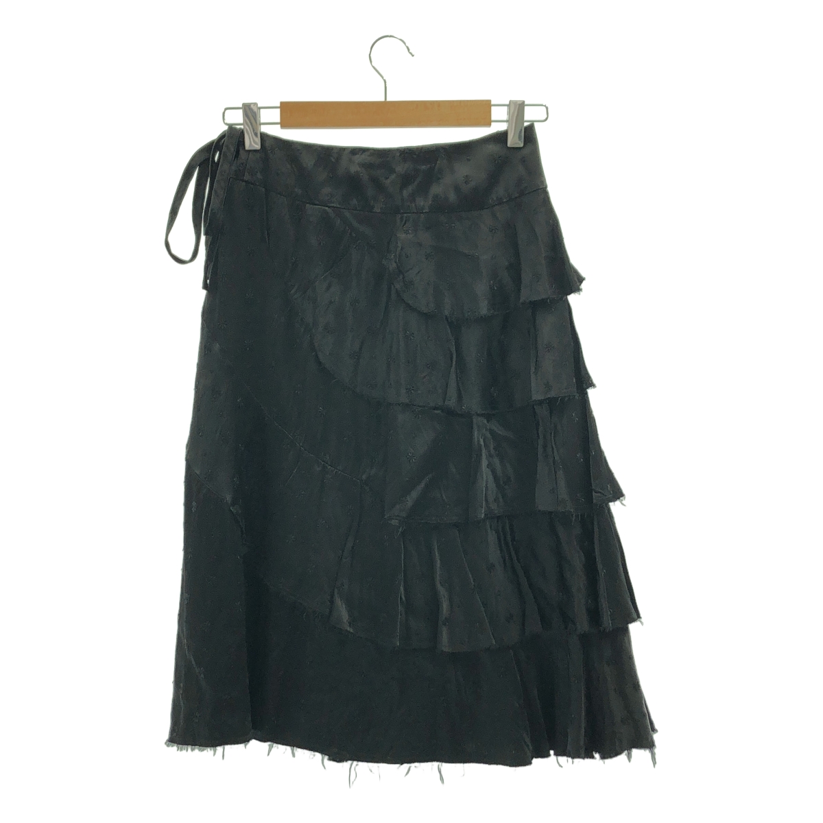 tricot COMME des GARCONS / トリココムデギャルソン レーヨン フリル 巻きスカート