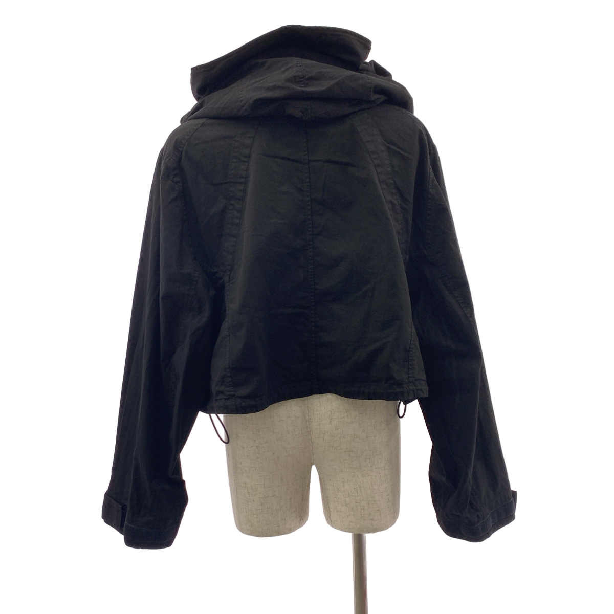 JULIUS / ユリウス Cropped Rouge Jacket / ドローストリング ジップ オーバー ジャケット