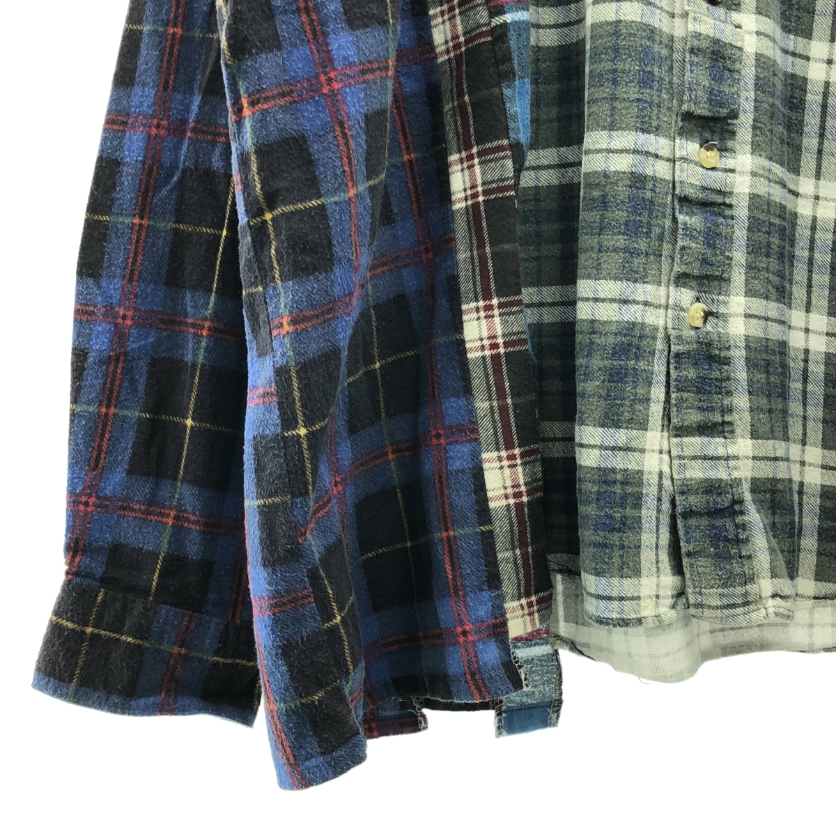 Rebuild by Needles / リビルドバイニードルス 7 Cuts Shirt / 再構築 フランネル シャツ