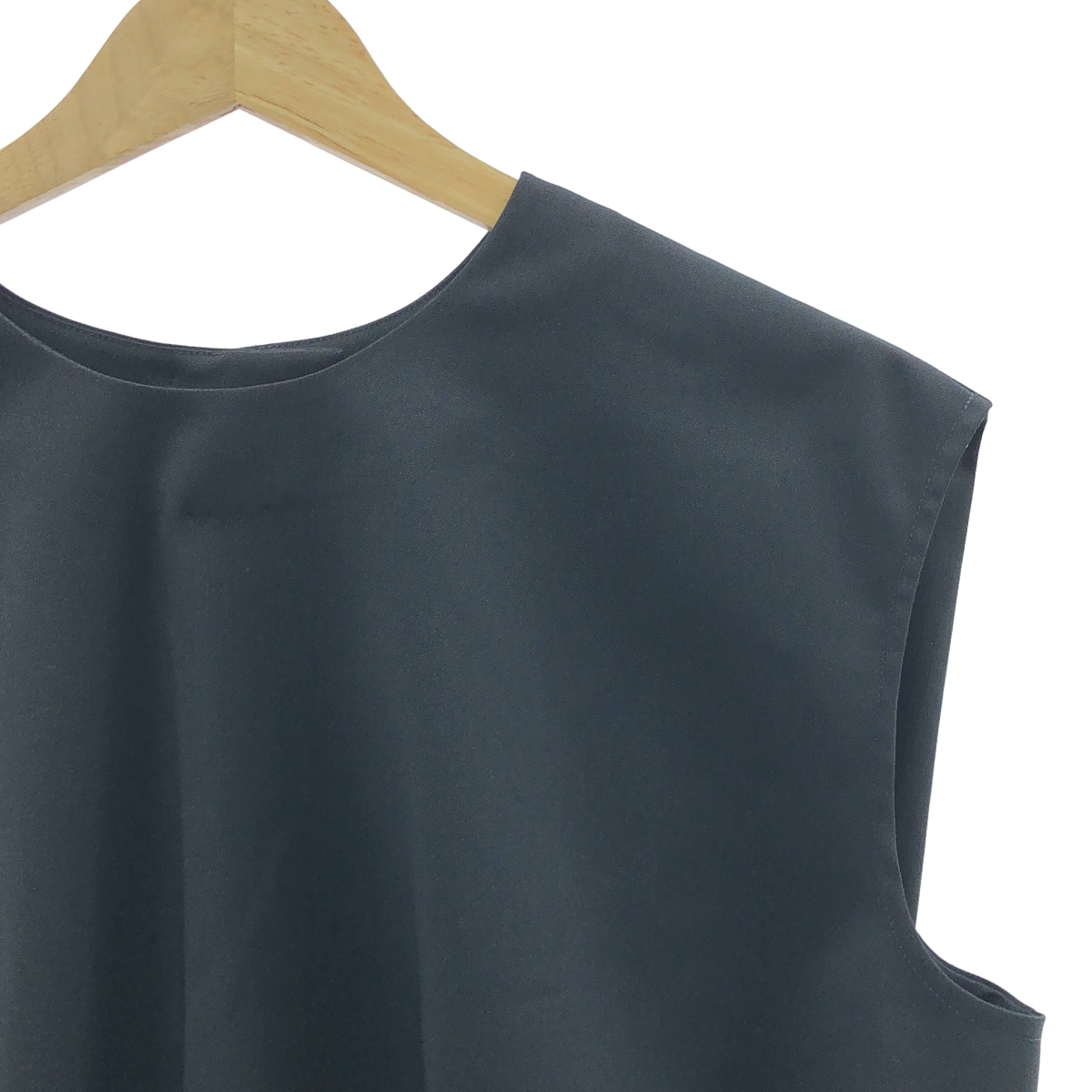 NOBLE / ノーブル エステルツイルショートレングスブラウス