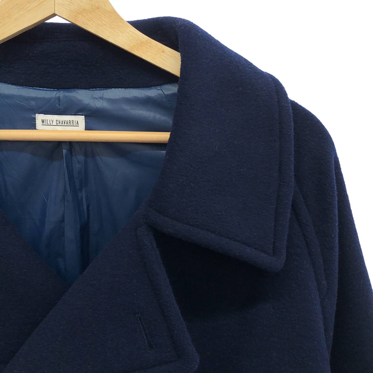 WILLY CHAVARRIA / ウィリーチャバリア BIG WILLY PEA COAT オーバーサイズ ピーコート