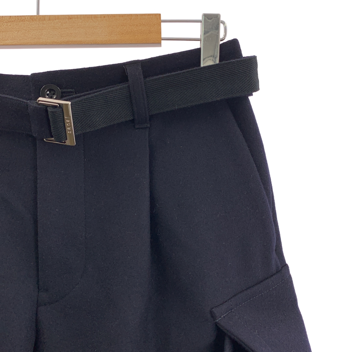 sacai / サカイ Wool Melton Pants ウール ワイド パンツ