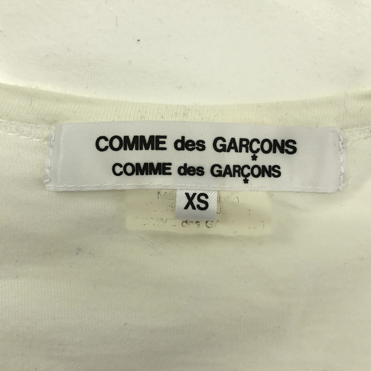 COMME des GARCONS COMME des GARCONS / コムコム リボンデザイン コットン Tシャツ