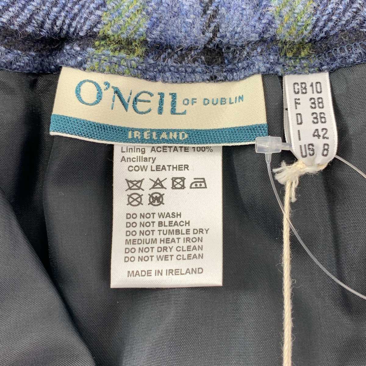 O'NEIL OF DUBLIN / オニールオブダブリン アシンメトリー アジャスター ラップ キルトスカート