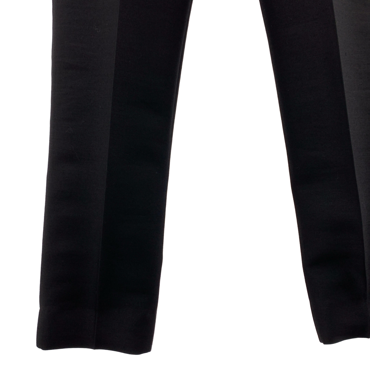 その他 ウール シルク テーパードパンツ