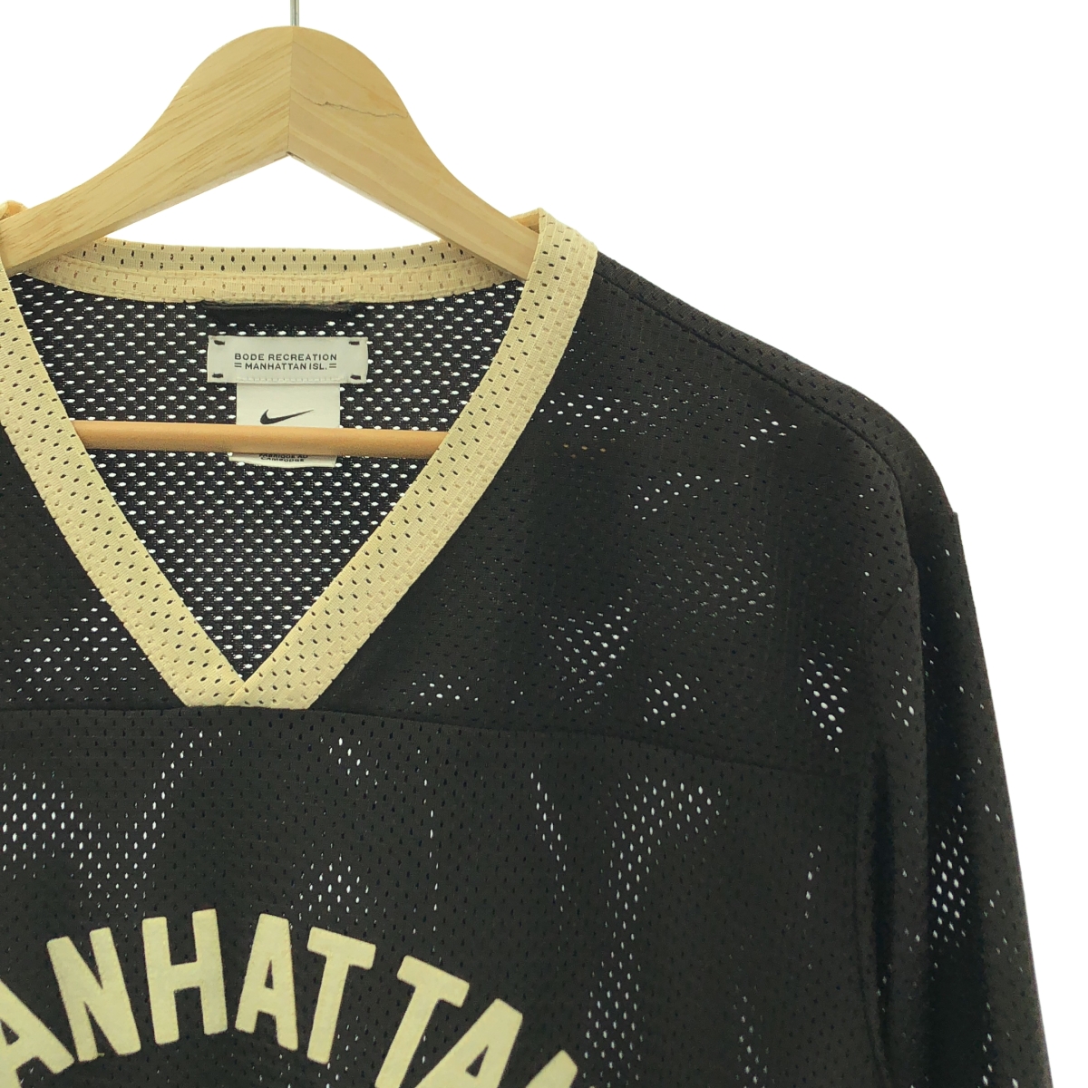 BODE / ボーディ × NIKE / ナイキ Mesh Jersey メッシュ Vネック ジャージ カットソー