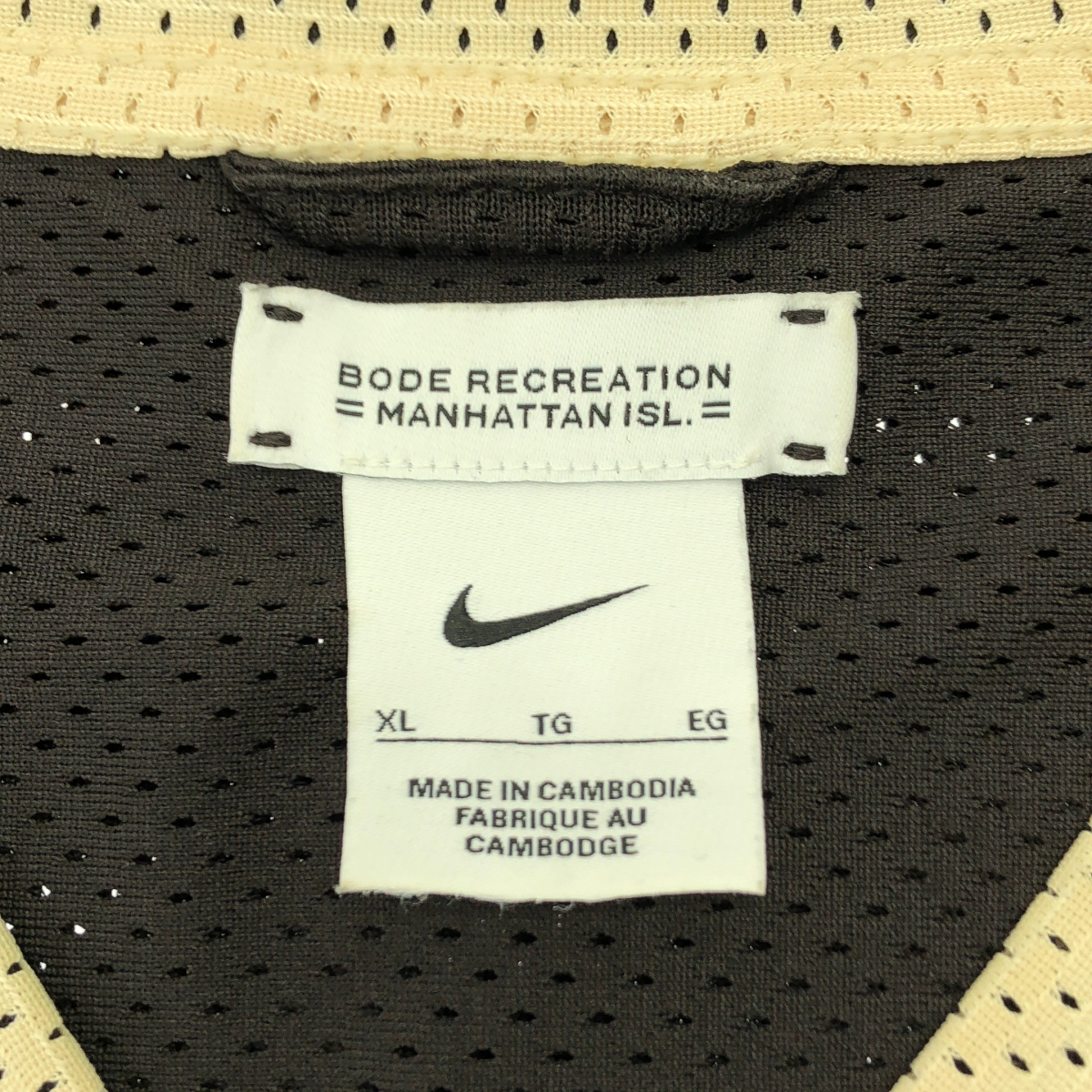 BODE / ボーディ × NIKE / ナイキ Mesh Jersey メッシュ Vネック ジャージ カットソー
