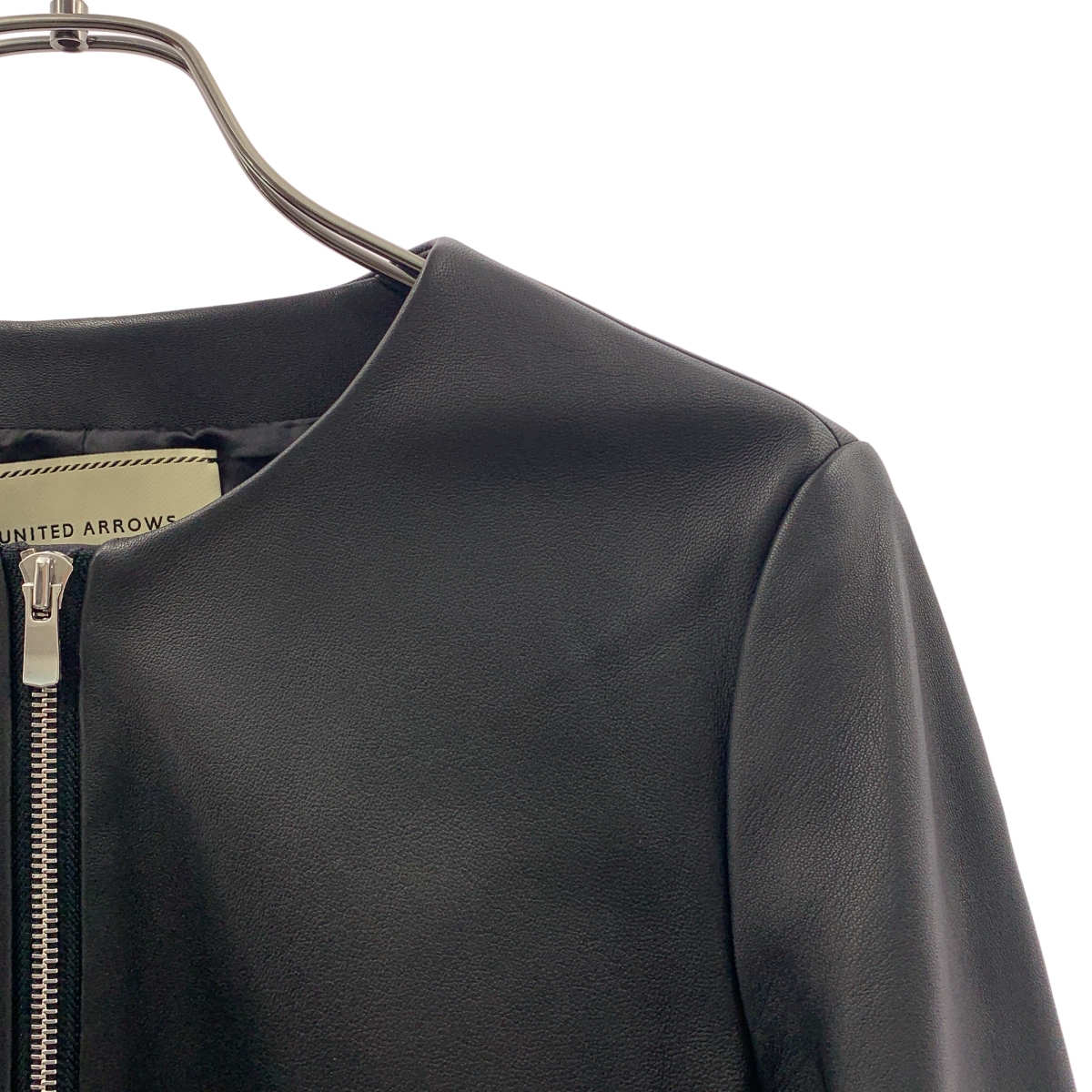 UNITED ARROWS / ユナイテッドアローズ シープレザー ノーカラージャケット