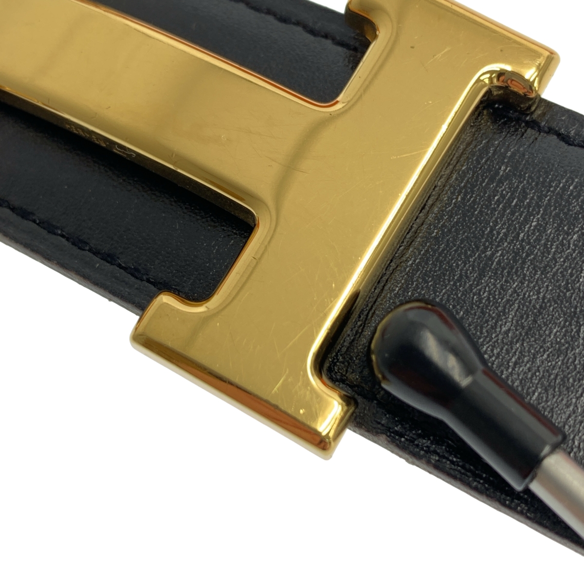 HERMES / エルメス コンスタンス Hロゴ リバーシブル ベルト / 65