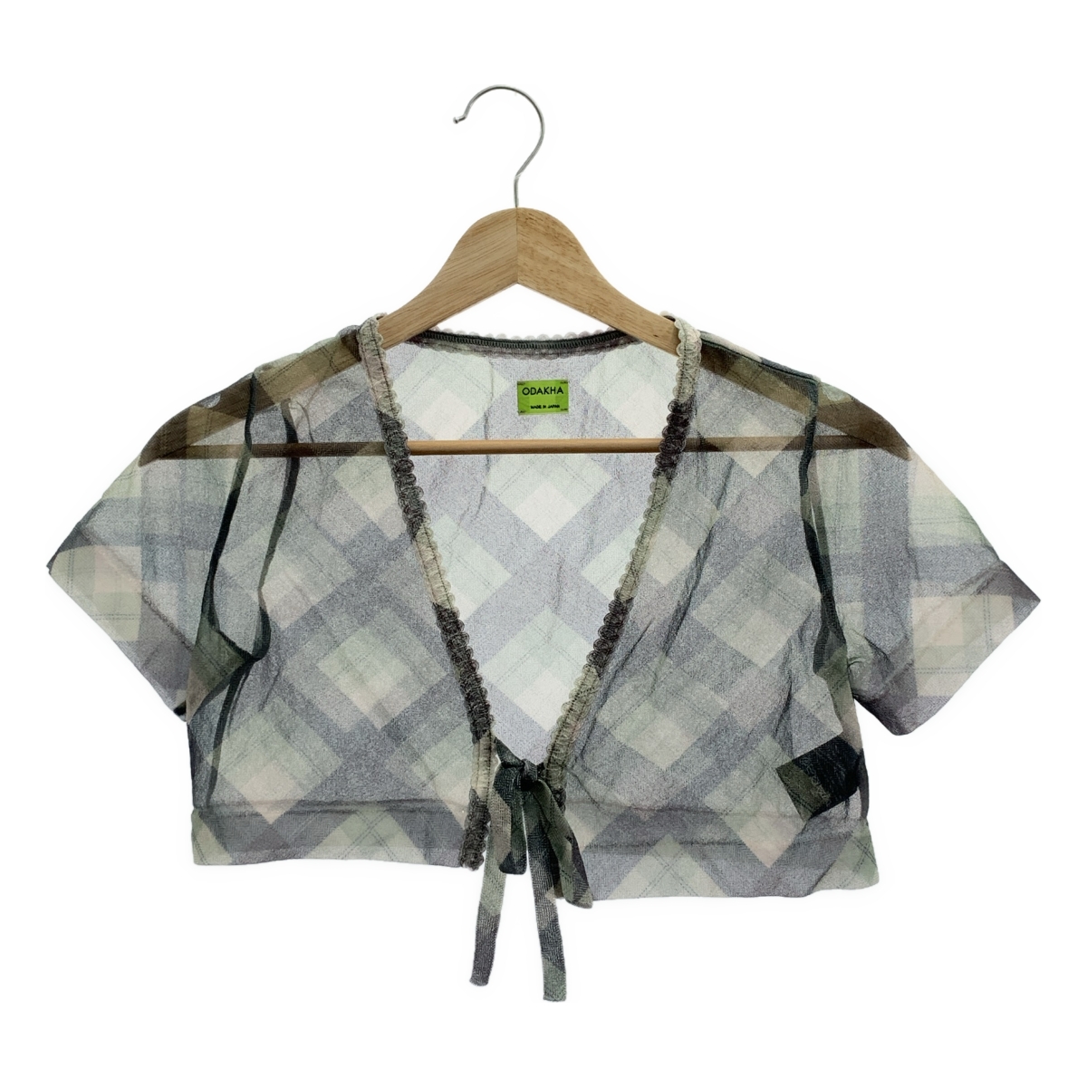 その他 セットアップ ボタンレス シアー ブラウス / ウエストゴム ギャザー スカート