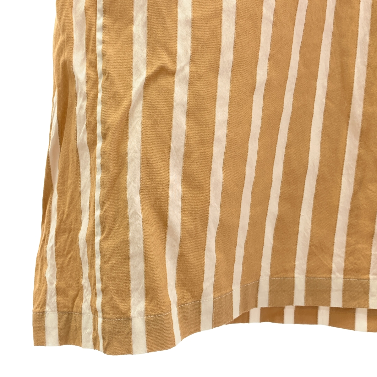 CYCLAS / シクラス ストライプ バンドカラー シャツ ワンピース