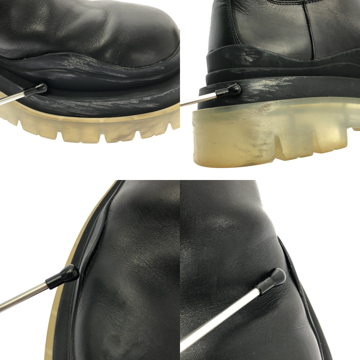 BOTTEGA VENETA / ボッテガヴェネタ ラグ サイドゴア チェルシーブーツ