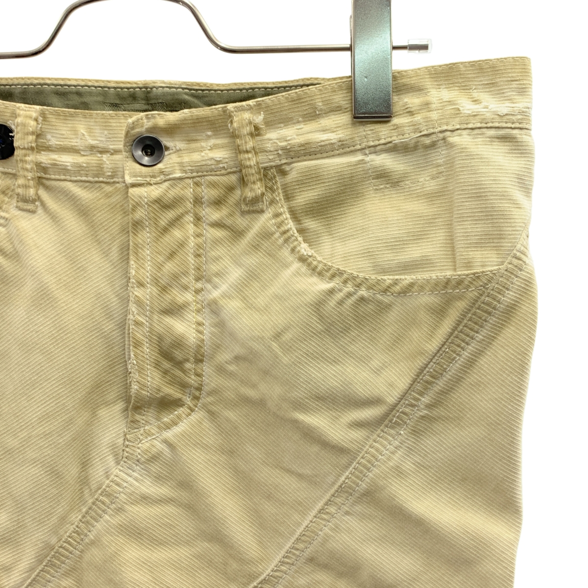 Rick Owens DRKSHDW / リック・オウエンス・ダークシャドウ ダメージ加工 アシンメトリー カットオフ スカート